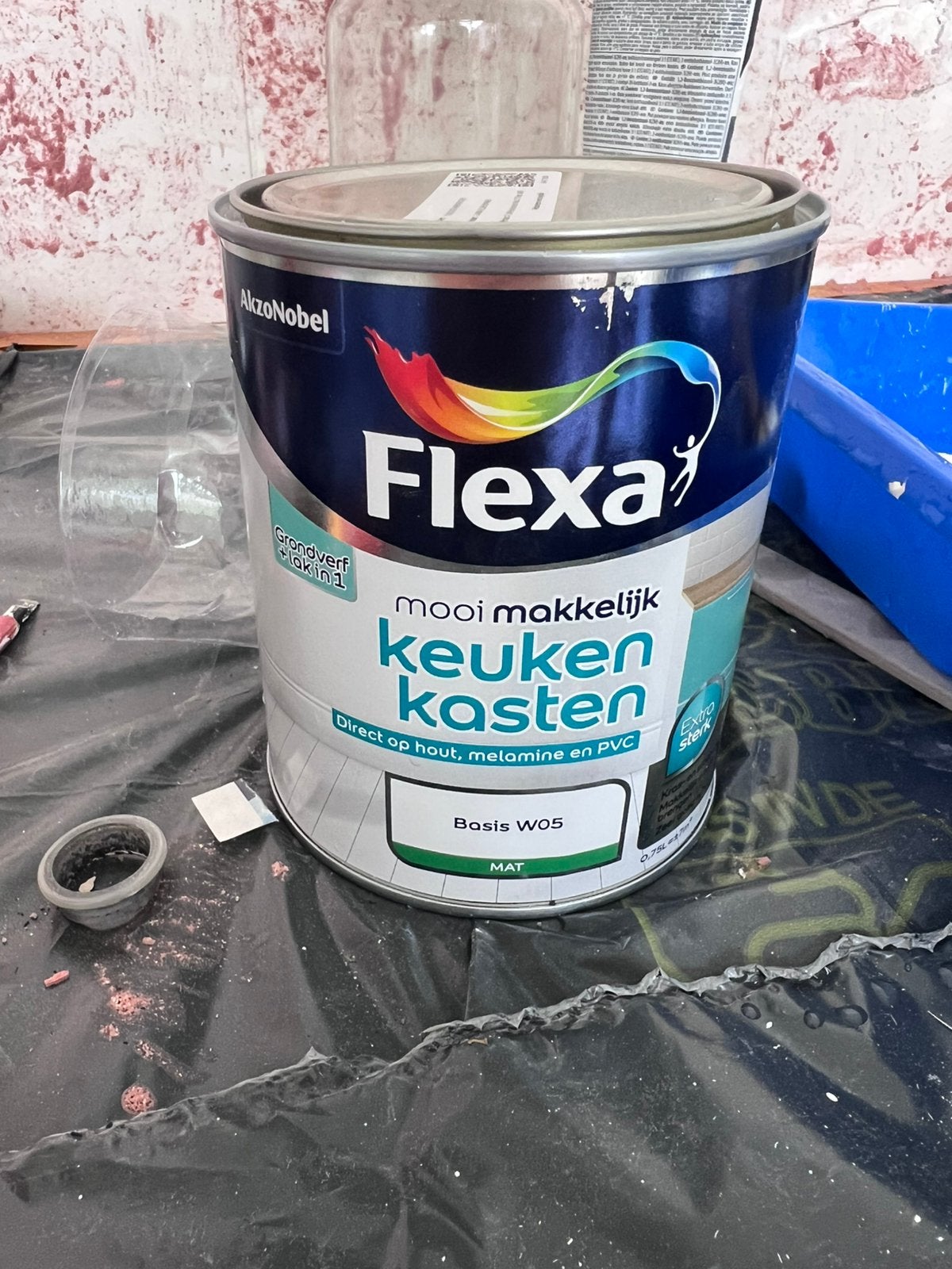 Keukenkast verf, Ophalen, Zo goed als nieuw