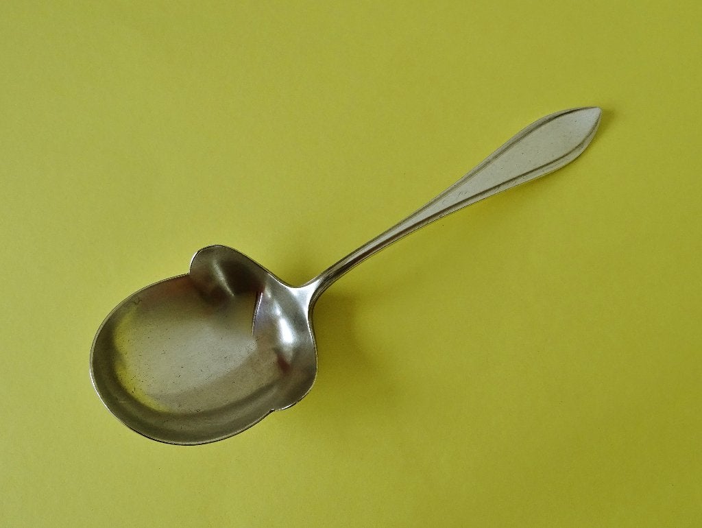 Keltum aardappellepel verzilverd Puntfilet P8 opscheplepel, Ophalen of Verzenden