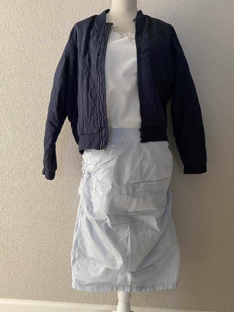 Lichtblauwe rok Maat 42 Merk La Ligna, Kleding | Dames, Rokken, Blauw, Maat 42/44 (L), Ophalen of Verzenden, Zo goed als nieuw
