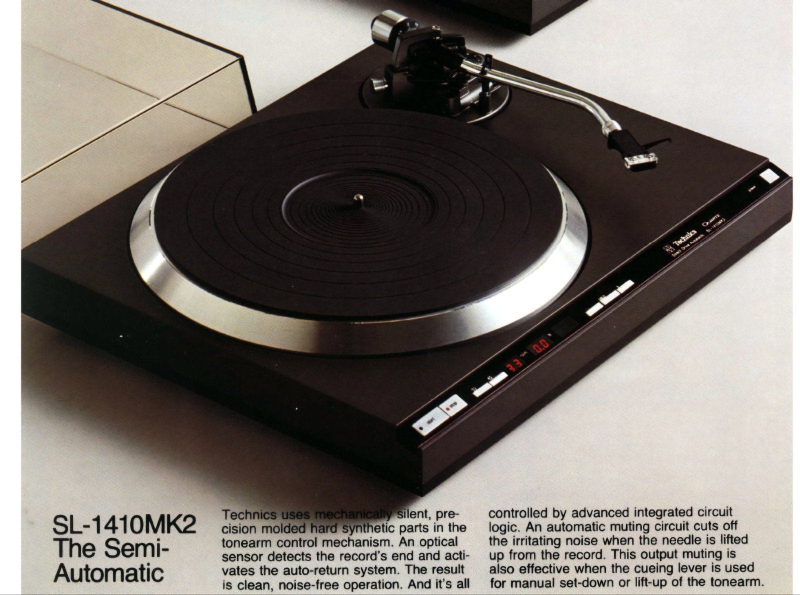 Technics SL1410mkII vintage topper,semi auto,serviced, izgst, Audio, Tv en Foto, Platenspelers, Automatisch, Refurbished, Ophalen of Verzenden