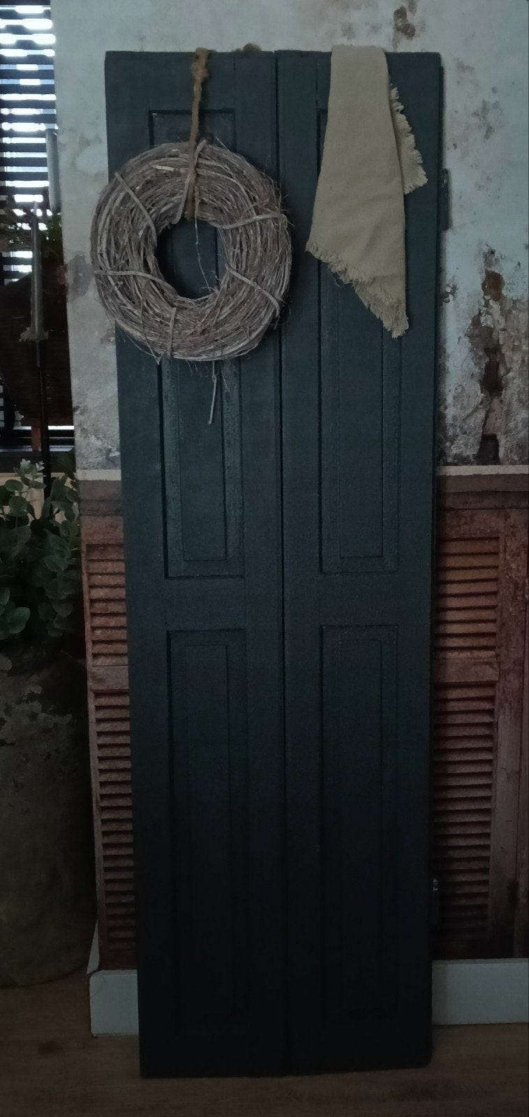 sobere/brocante Franse luiken/deuren/kamerscherm, Huis en Inrichting, Ophalen