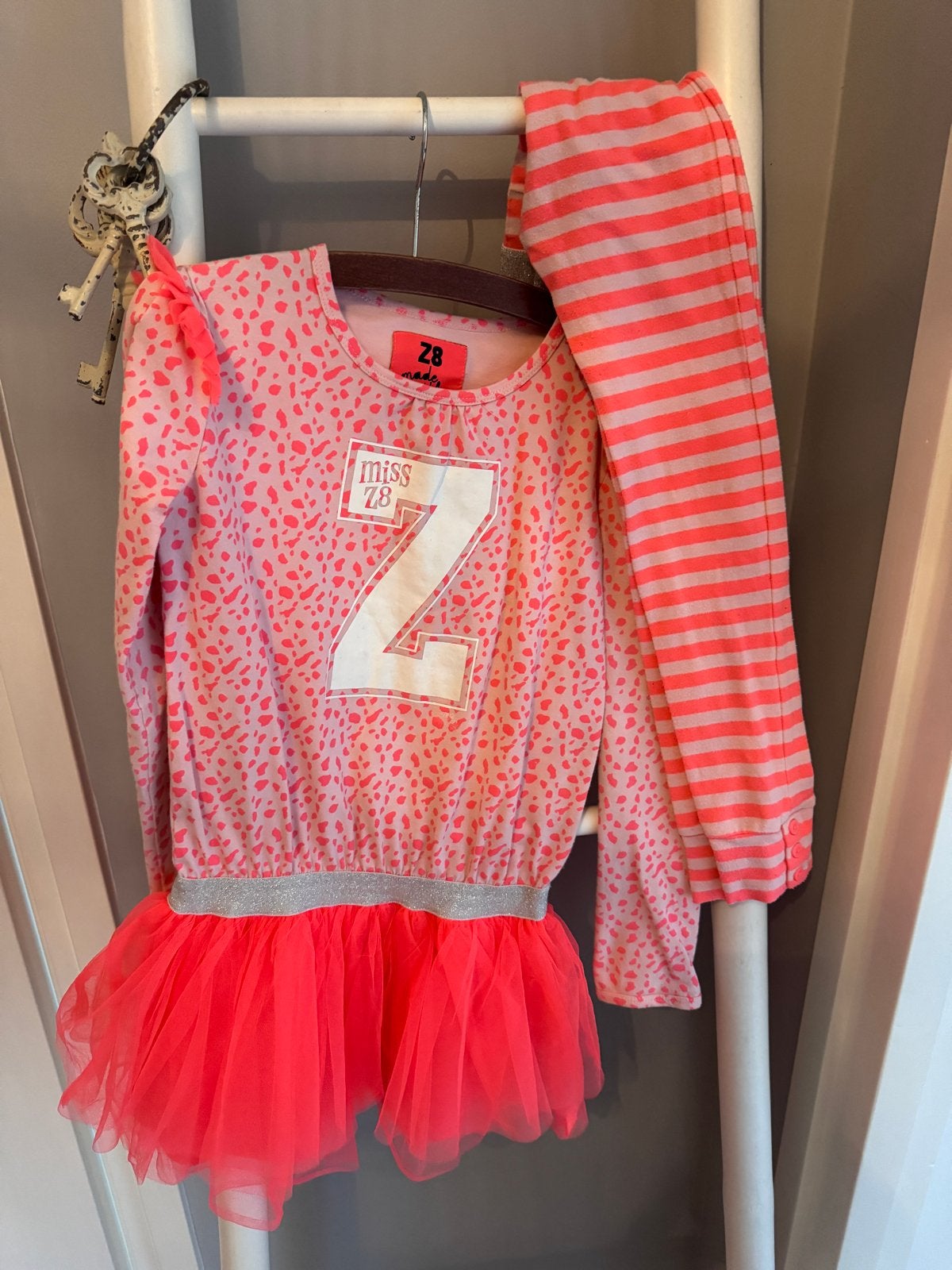 Z8 Jurk met legging - Super leuke, hippe set, Ophalen of Verzenden, Gebruikt, Meisje, Setje