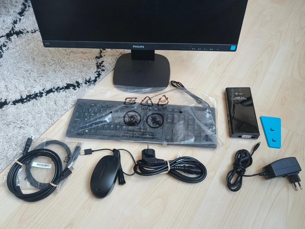 Philips Monitor 243S met alle aansluittools., Ophalen of Verzenden, 60 Hz of minder, LED