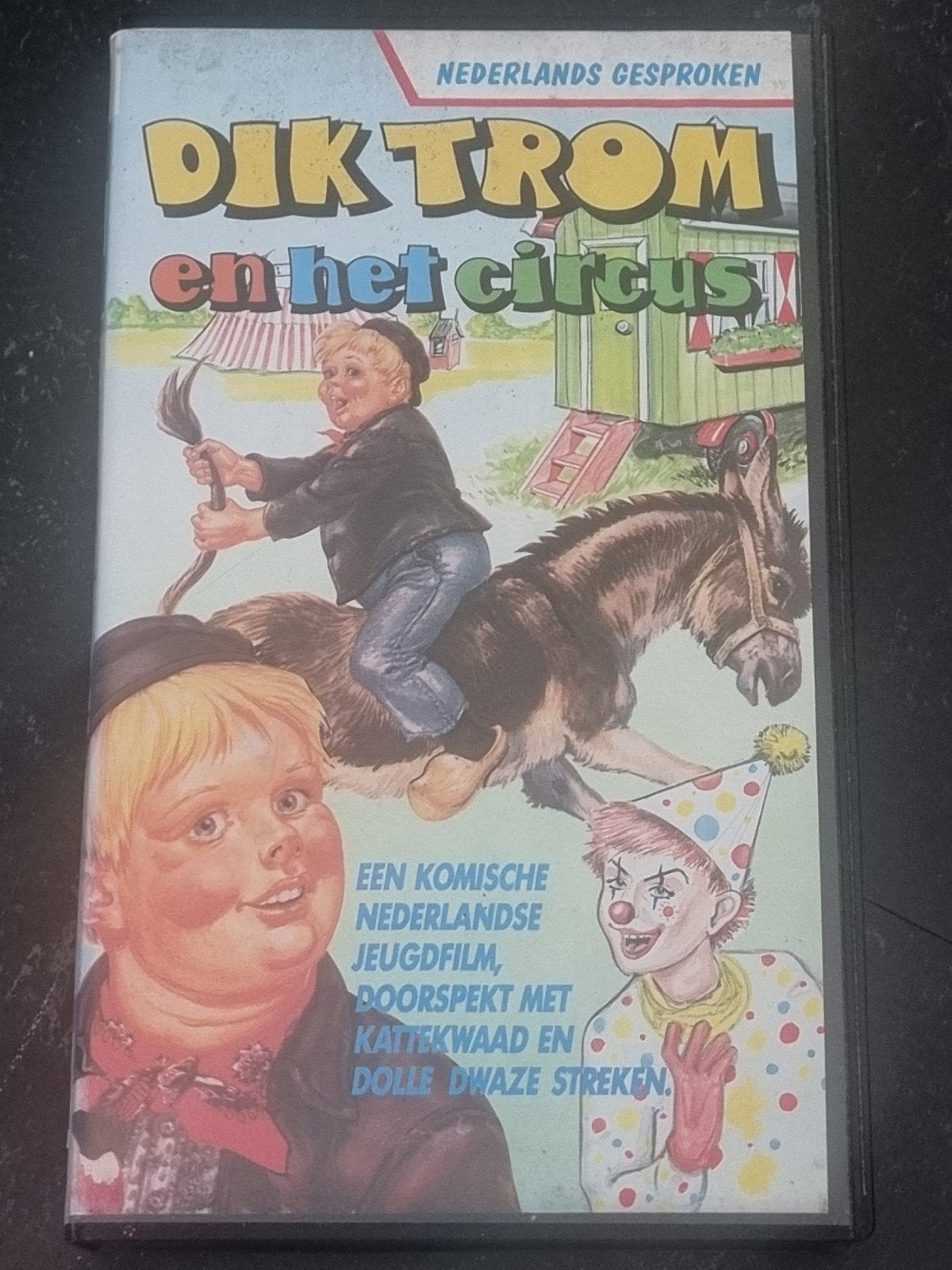 Dik Trom en het circus VHS - Nederlandse jeugdfilm, Cd's en Dvd's, Gebruikt, Alle leeftijden, Kinderprogramma of -film, VHS