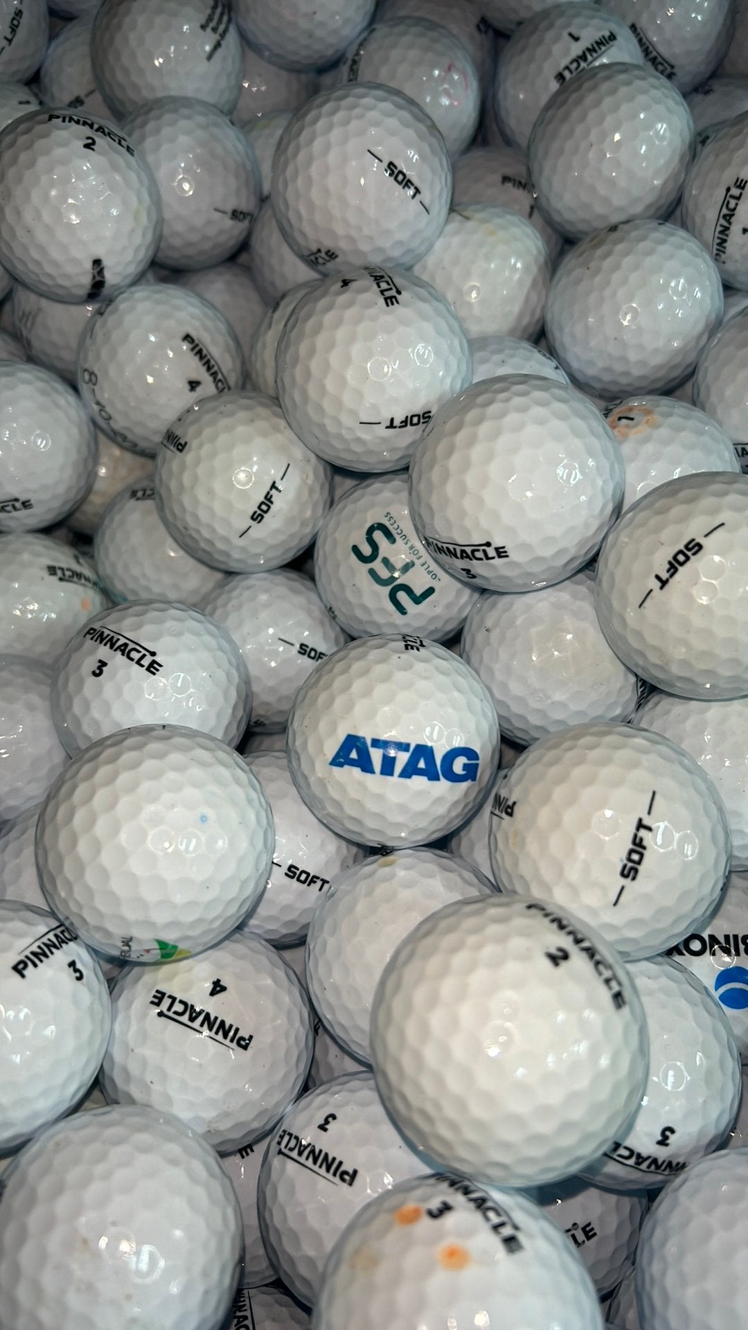 Pinnacle soft golfballen AAAA kwaliteit 100 stuks, Sport en Fitness, Bal(len), Info@premiumgolf.nl, Ophalen of Verzenden, Zo goed als nieuw
