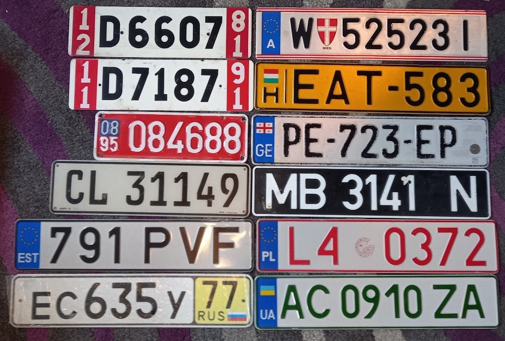 kentekenplaten, Ophalen of Verzenden, Gebruikt