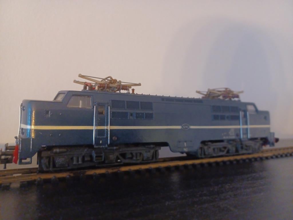 Fleischmann NS 1200 Locomotief - Blauw (Analoog), Gebruikt, Fleischmann, Analoog, Ophalen of Verzenden