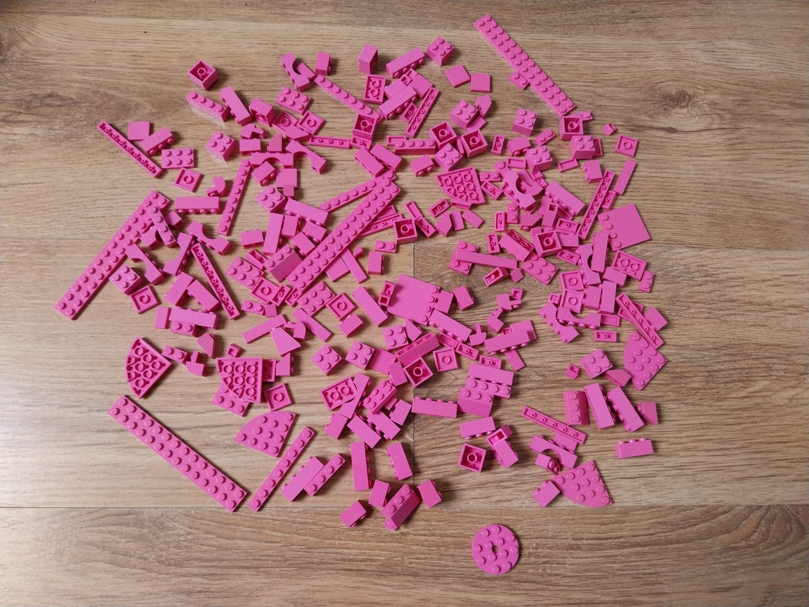 lego stenen medium roze verschillende modellen, Ophalen of Verzenden, Gebruikt