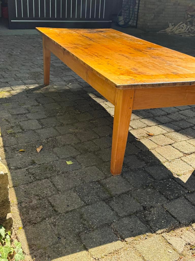 Antieke Kersenhouten Salontafel - Franse Boerderijstijl, Ophalen