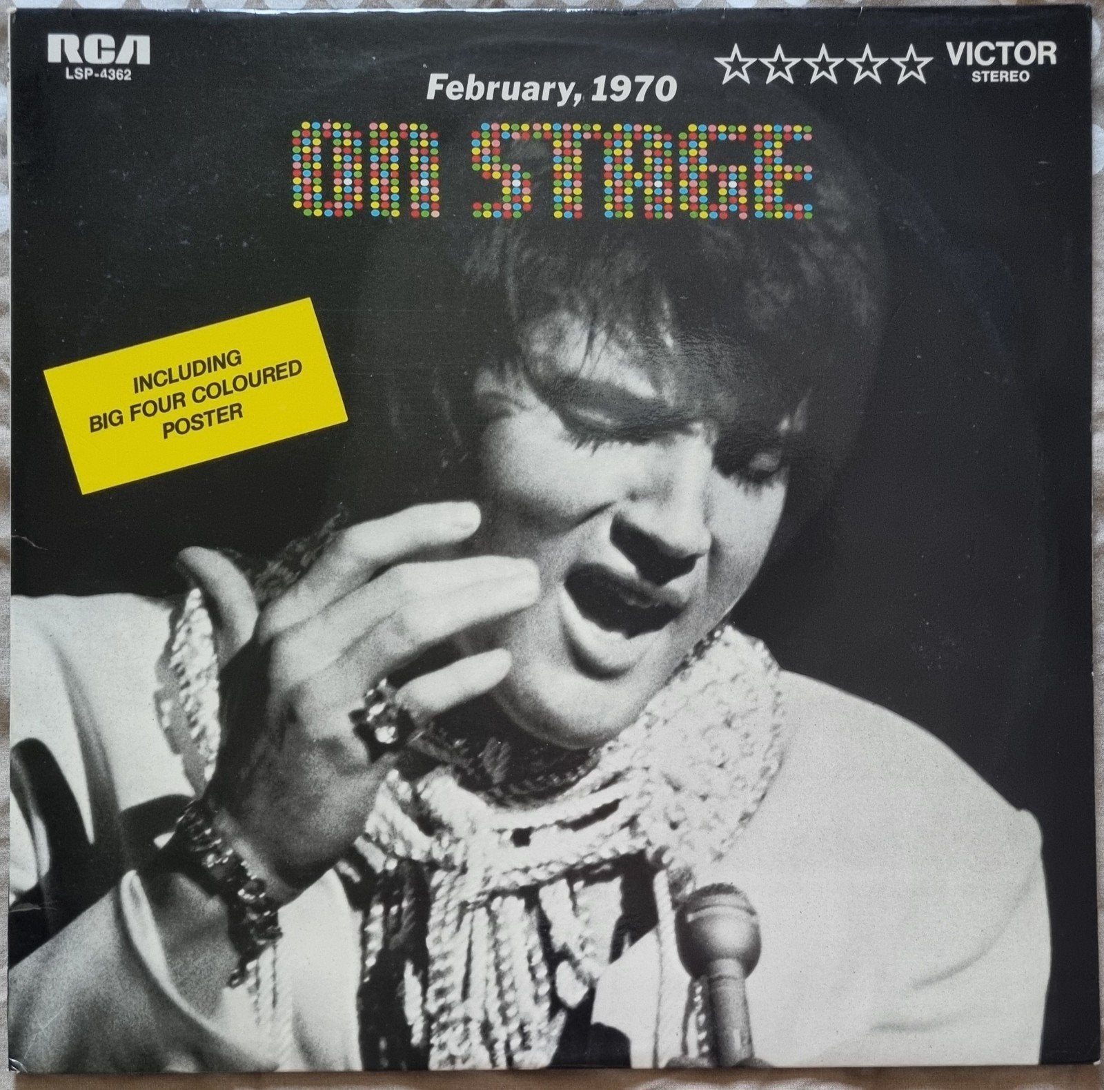 Elvis Presley On Stage 1970 GERMAN + POSTER NM !, LP, Ophalen of Verzenden, Zo goed als nieuw, 12 inch