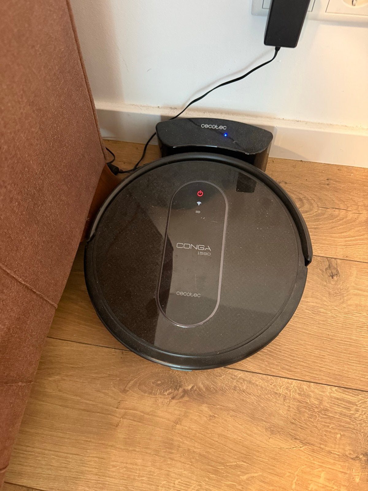 Cecotec Conga 1590 Robotstofzuiger met dweilfunctie, Witgoed en Apparatuur, Stofzuigers, Ophalen, Overige merken, Gebruikt, Dweilfunctie