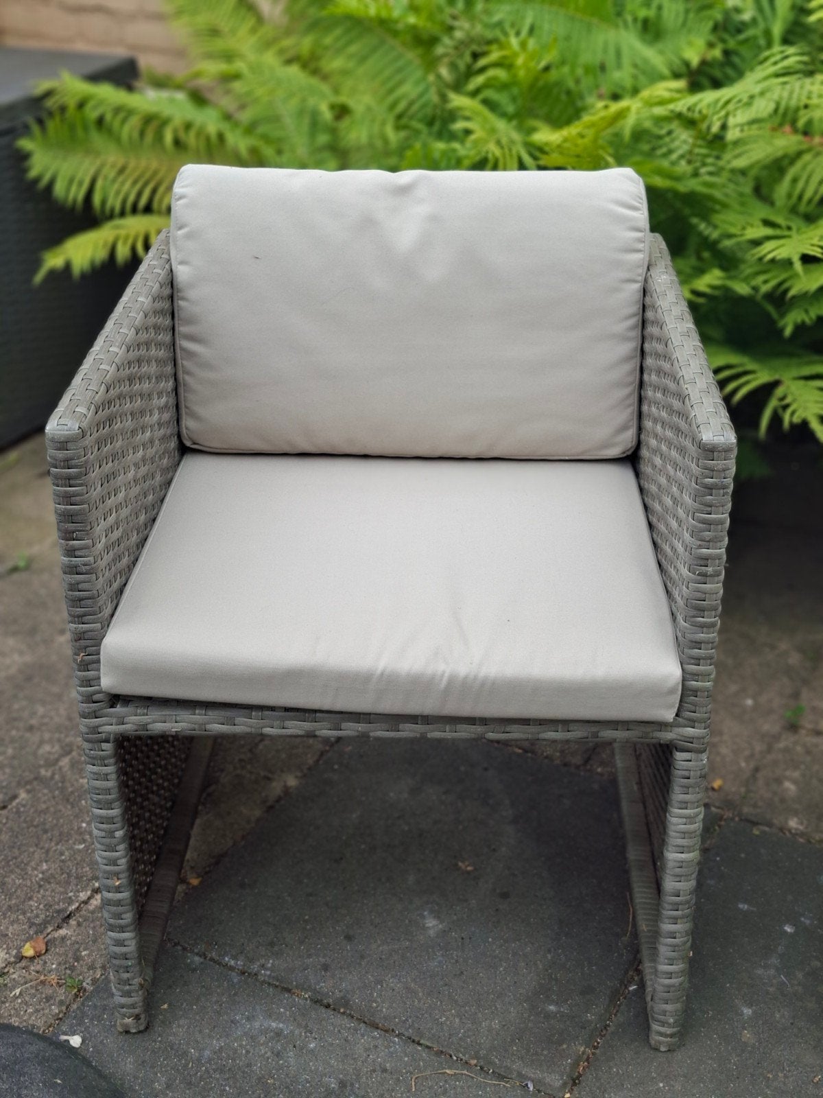 Central Park dining loungeset Esperanza licht taupe 9-delig, Ophalen, Gebruikt, 8 zitplaatsen, Loungeset