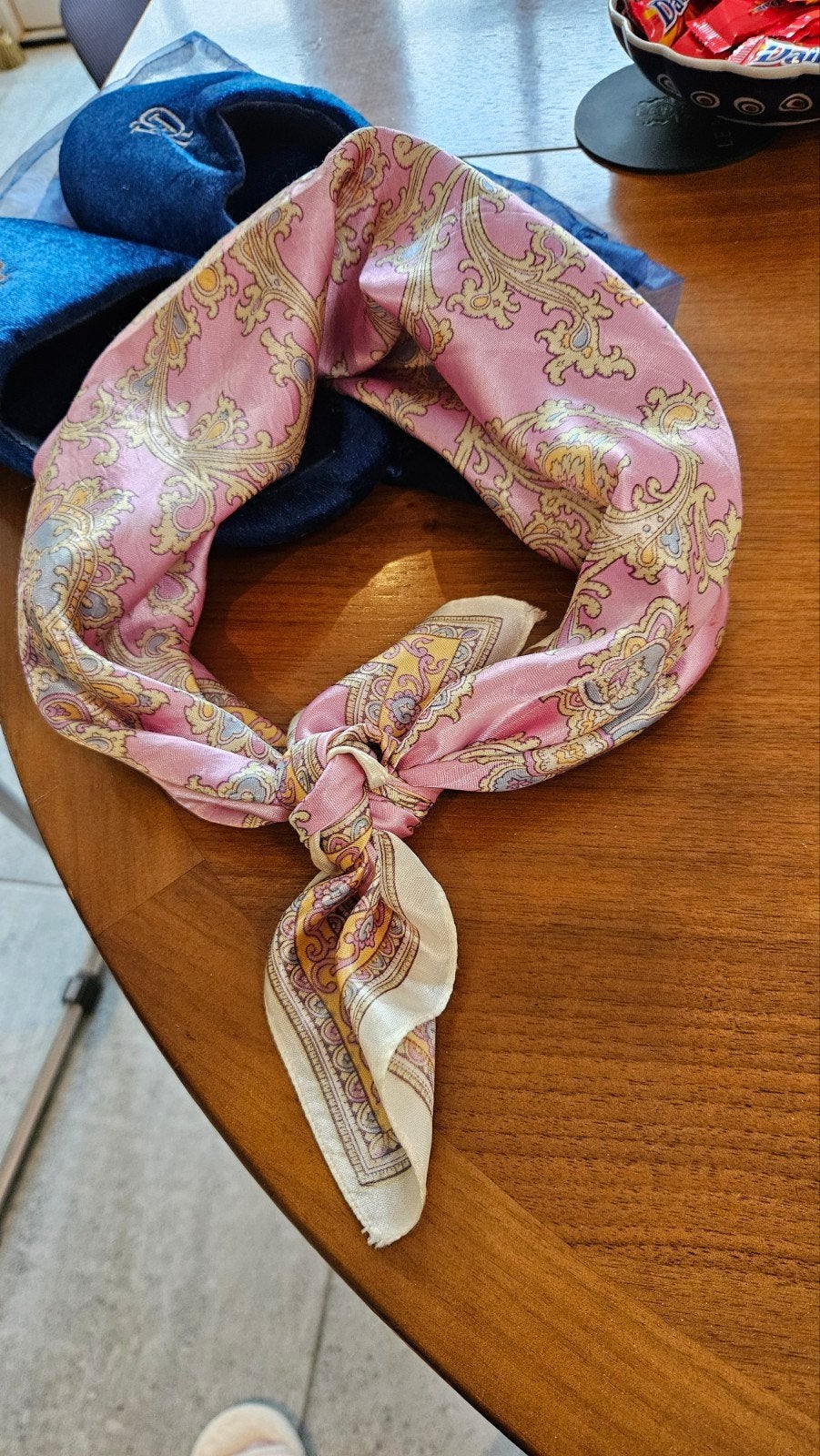 sjiek vintage sjaaltje., Ophalen, Zo goed als nieuw, Maat 38/40 (M), Sjaal