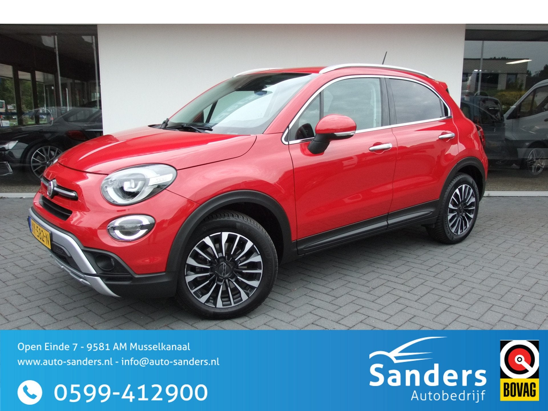 Fiat 500X Cross 1.3 GSE City Cross/ (bj 2019, automaat), Auto's, Gebruikt, 4 cilinders, Start-stop-systeem, 500X