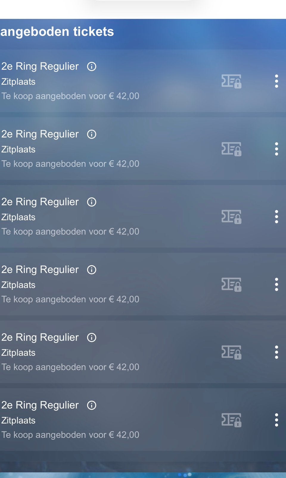6 kaartjes jannes te koop!!, Wit, Zo goed als nieuw, 16 GB, Ophalen