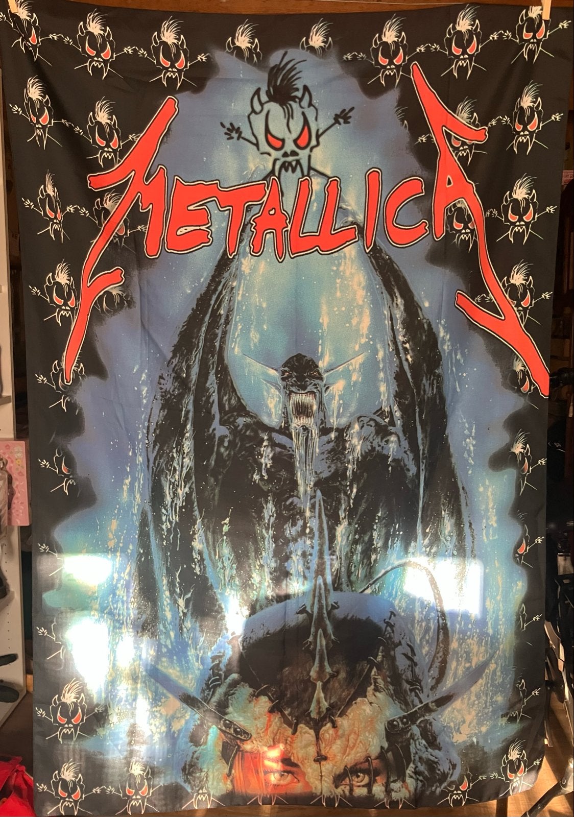 Metallica 'St. Anger' Wandkleed / Poster, Verzamelen, Deurposter of groter, Ophalen of Verzenden, Canvas of Doek, Muziek