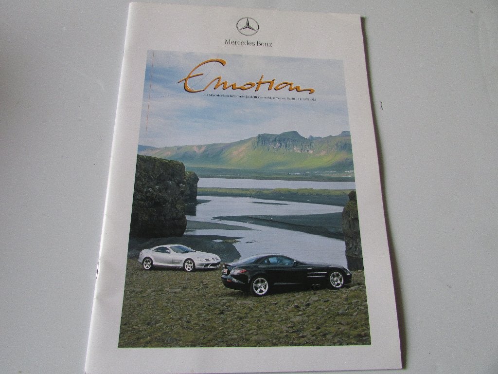 MERCEDES -BENZ ; EMOTIONS : TIJDSCHRIFT, Daimler - Chrysler, Zo goed als nieuw, Mercedes, Ophalen of Verzenden