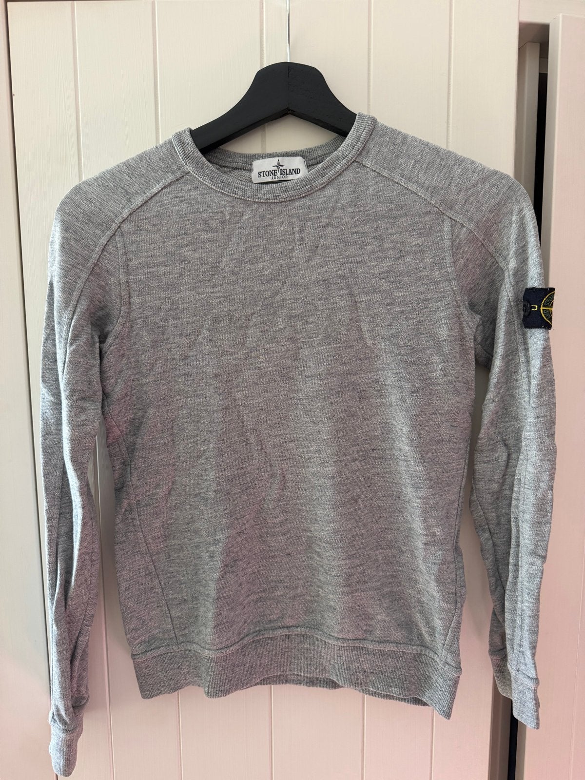 Stone Island Junior trui - Grijs, Ophalen of Verzenden, Zo goed als nieuw, Jongen of Meisje, Trui of Vest