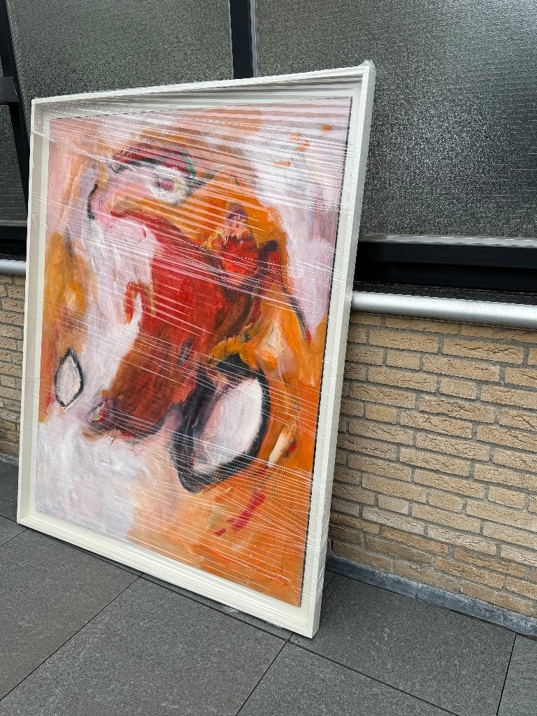 Schilderij van bekende schilder uit Zwolle 'Onderberg', Ophalen