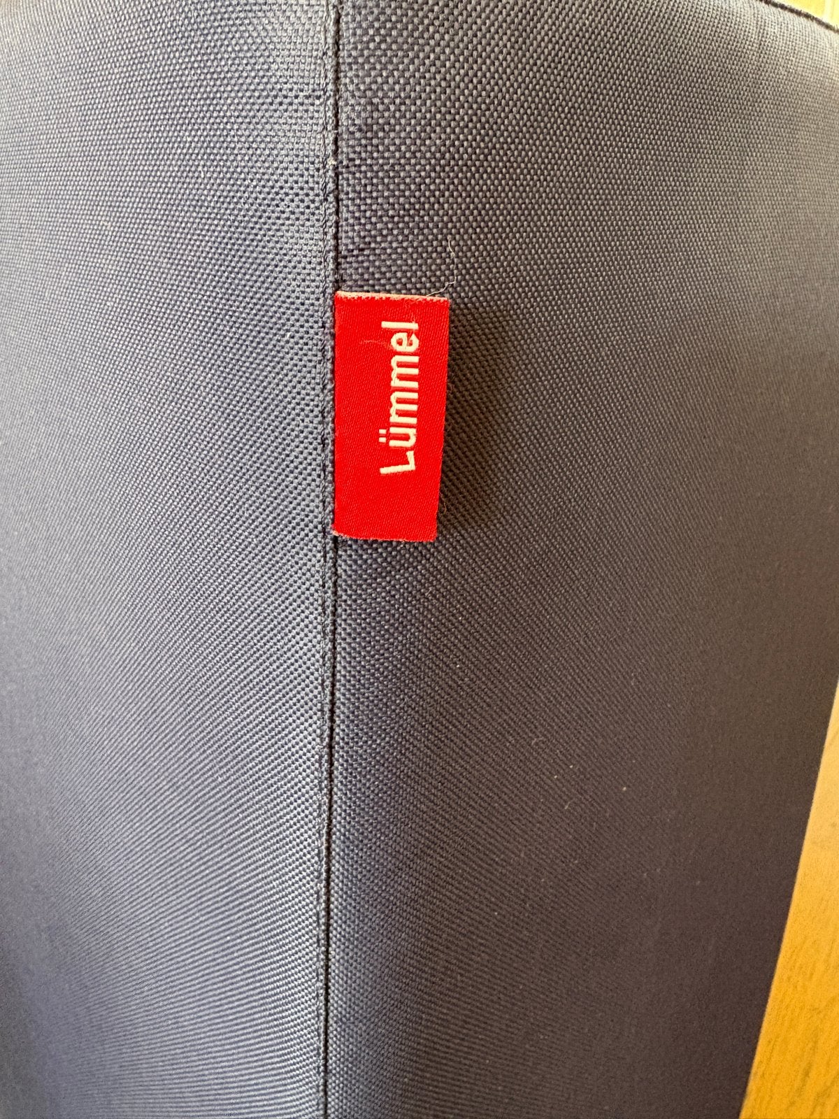 Lümmel zitzakstoel - Blauw, Ophalen, Zo goed als nieuw, Blauw, Zitzakstoel