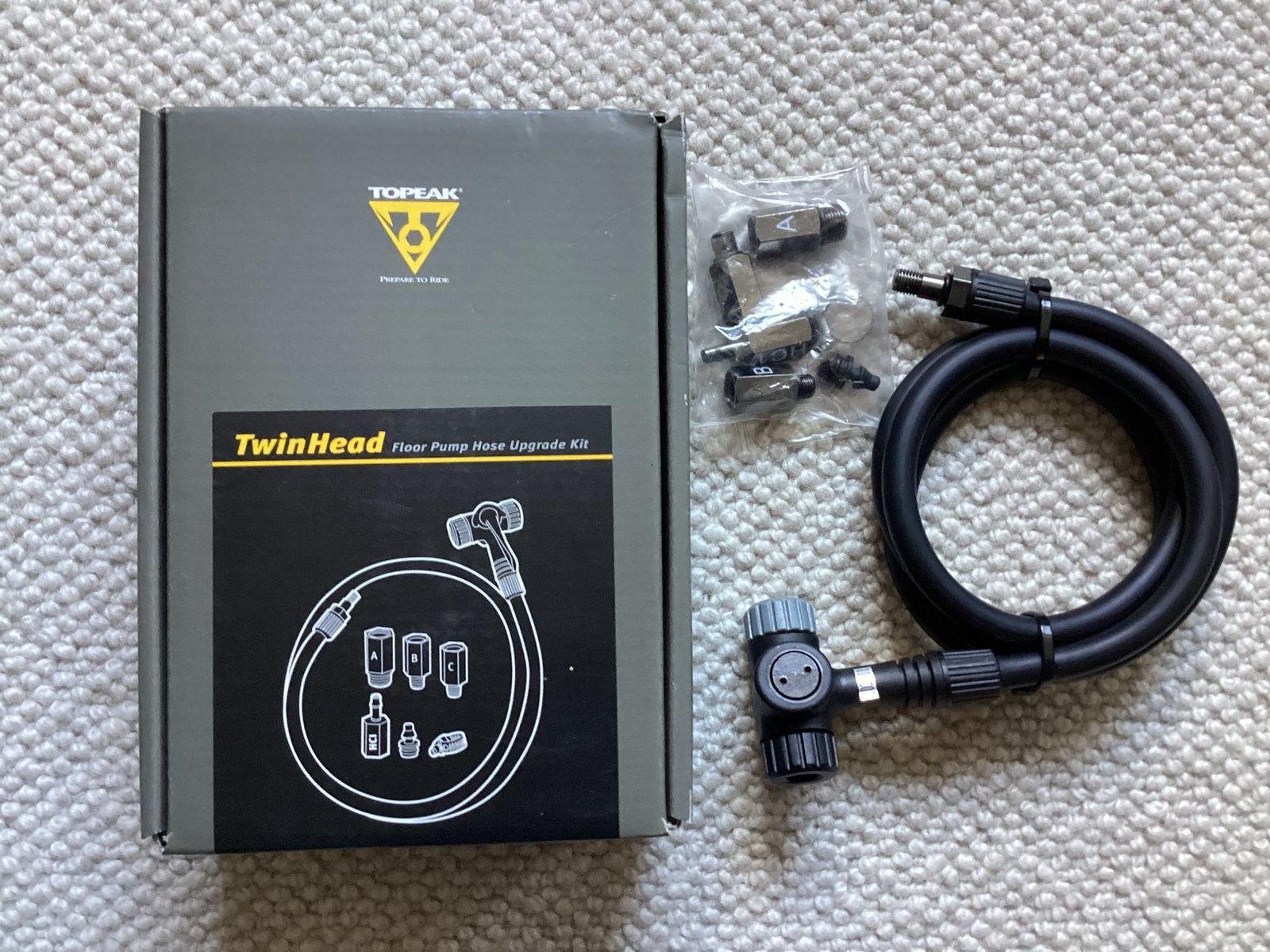 Topeak pomp upgradekit dubbele kop voor alle ventielen NIEUW, Ophalen of Verzenden, Nieuw