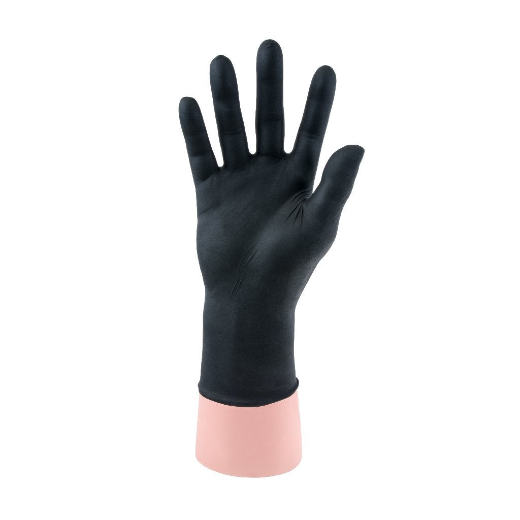 TATTOO HANDSCHOENEN zwarte nitril Q-TOP Q40 Allround 10x100, Verzenden, Nieuw