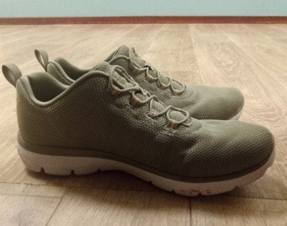 groene Skechers schoenen maat 38, Ophalen of Verzenden, Zo goed als nieuw, Groen, Sneakers of Gympen