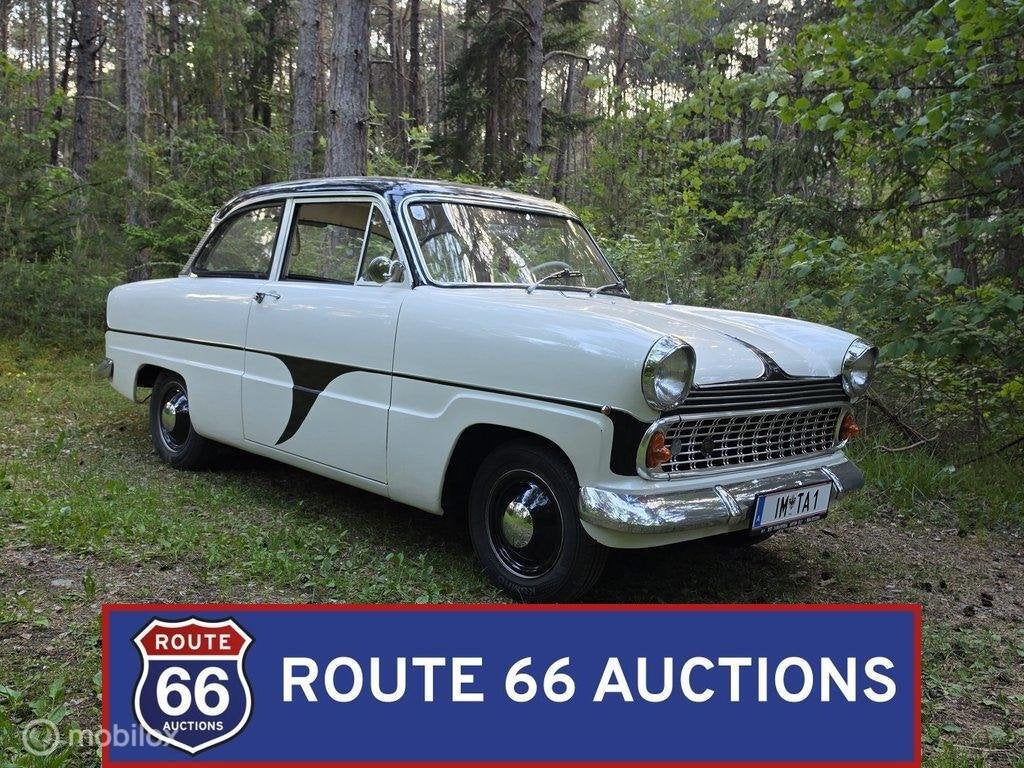 Ford Taunus 12M | 1961 | Route 66 Auctions, Overige carrosserieën, Zwart, Bedrijf, Handgeschakeld