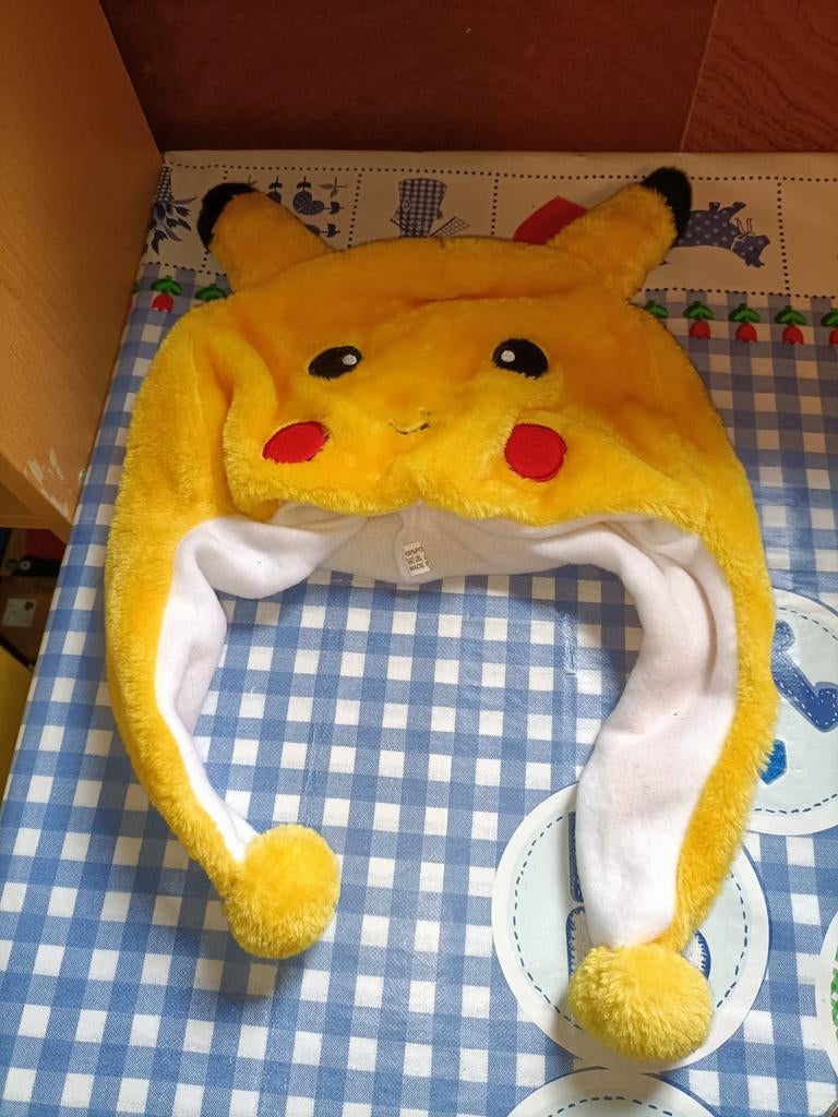 Pikachu muts Pokemon One Size / Eén maat, Meisje, Ophalen of Verzenden, Zo goed als nieuw, 104 of kleiner