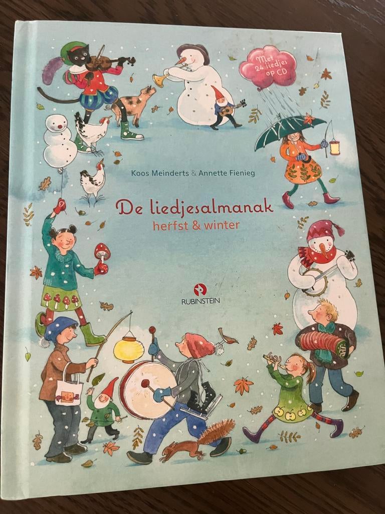 Kinderboek: Liedjesalmanak herfst & winter + CD, Boeken, Ophalen of Verzenden, Nieuw, Fictie algemeen