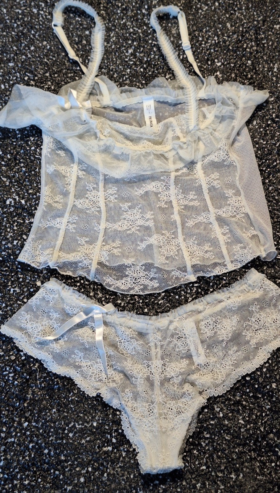 Sexy nieuw 2-delig nachtsetje van Passionata (M), Kleding | Dames, Ondergoed en Lingerie, Passionata, Verzenden, Wit, Setje