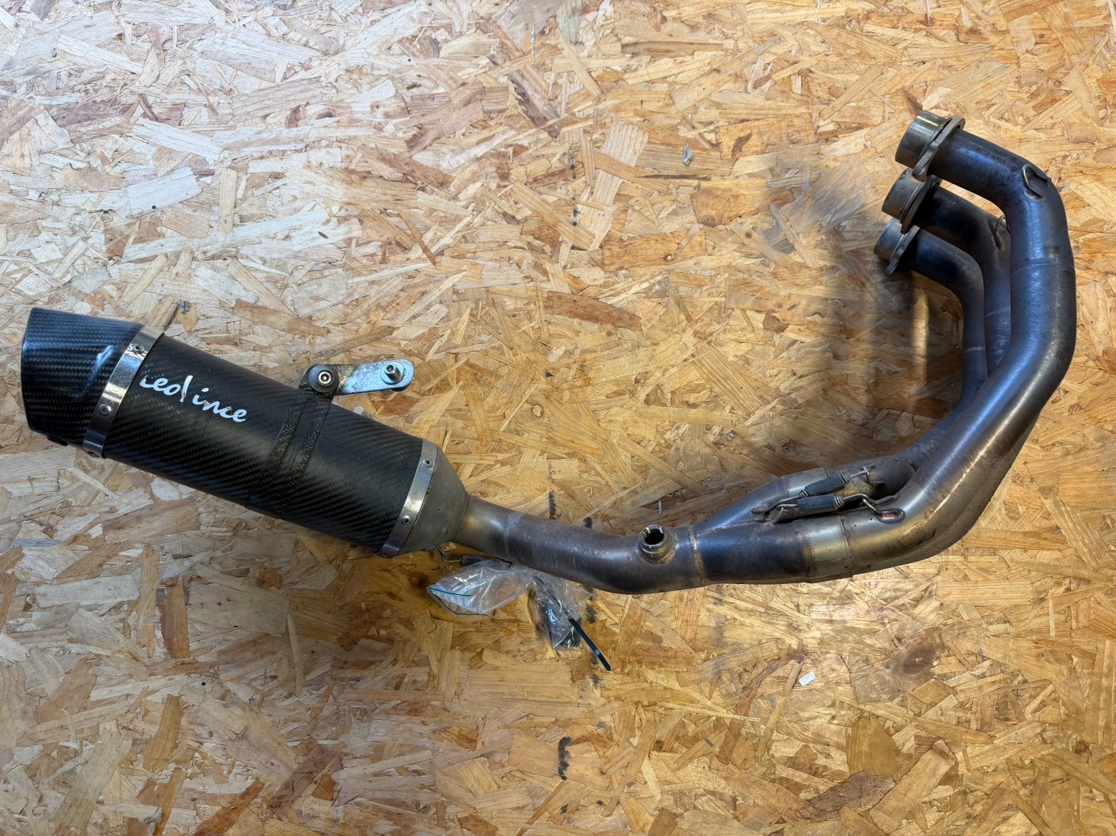 LeoVince Leo Vince uitlaat systeem Yamaha MT 09 MT09 Tracer, Motoren, Ophalen, Gebruikt