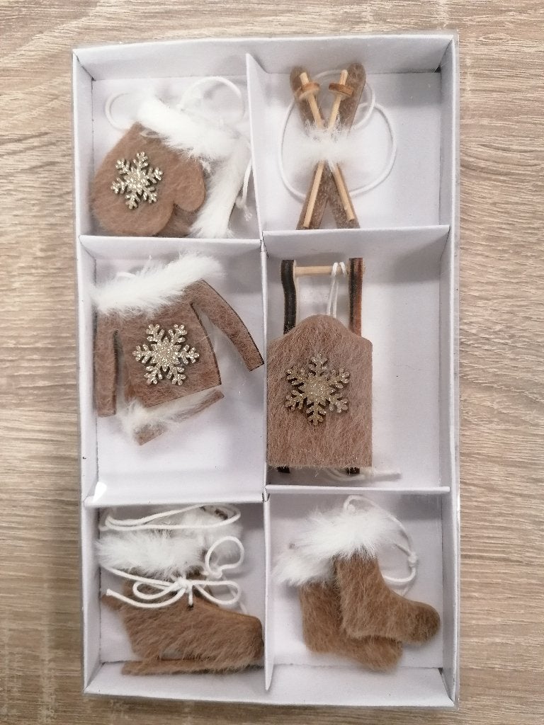 Houten kerst hangers, Diversen, Kerst, Nieuw, Ophalen of Verzenden