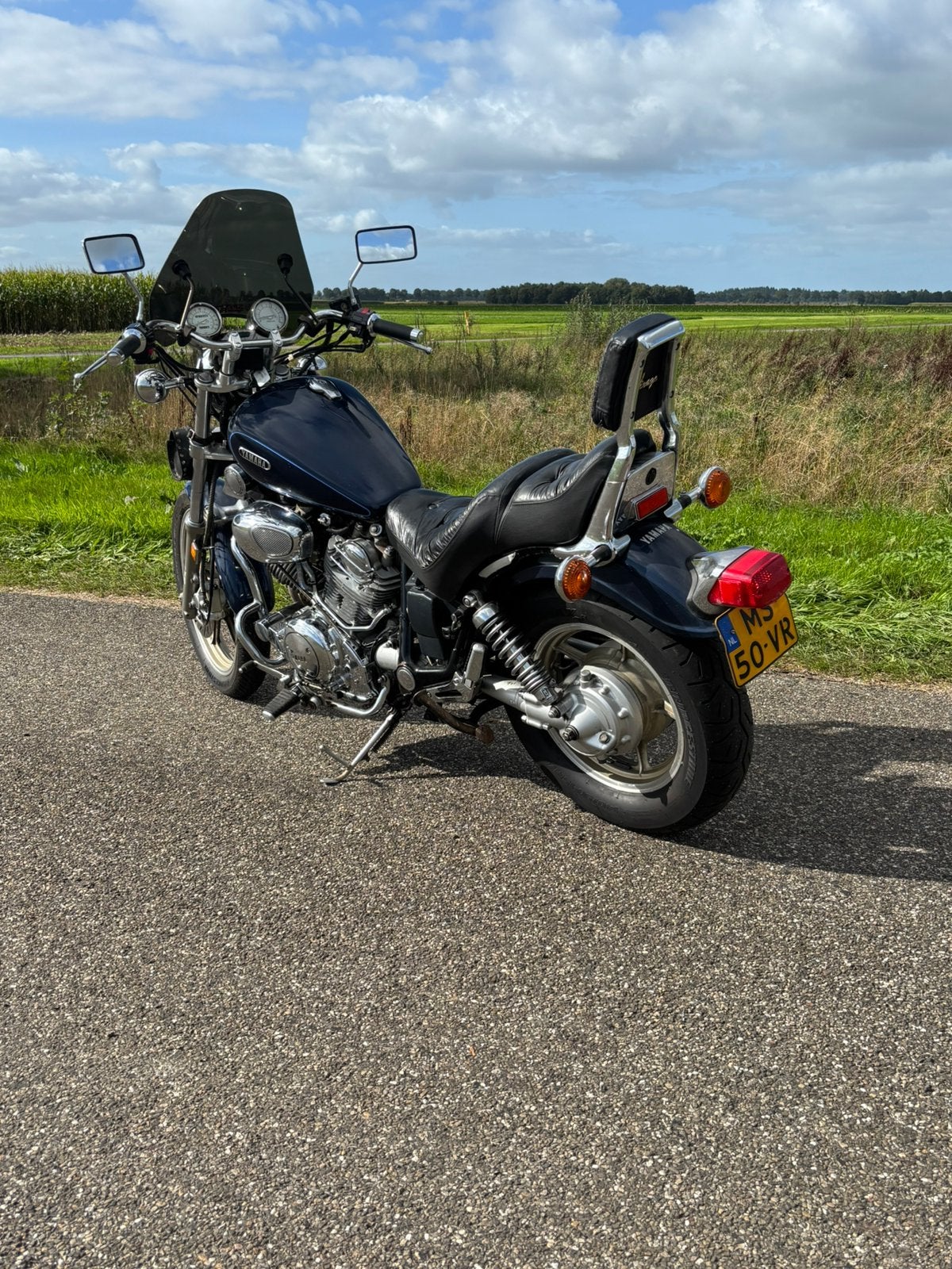 Prachtige Yamaha Virago XV750, Motoren, 2 cilinders, Occasion, Particulier, Handgeschakeld