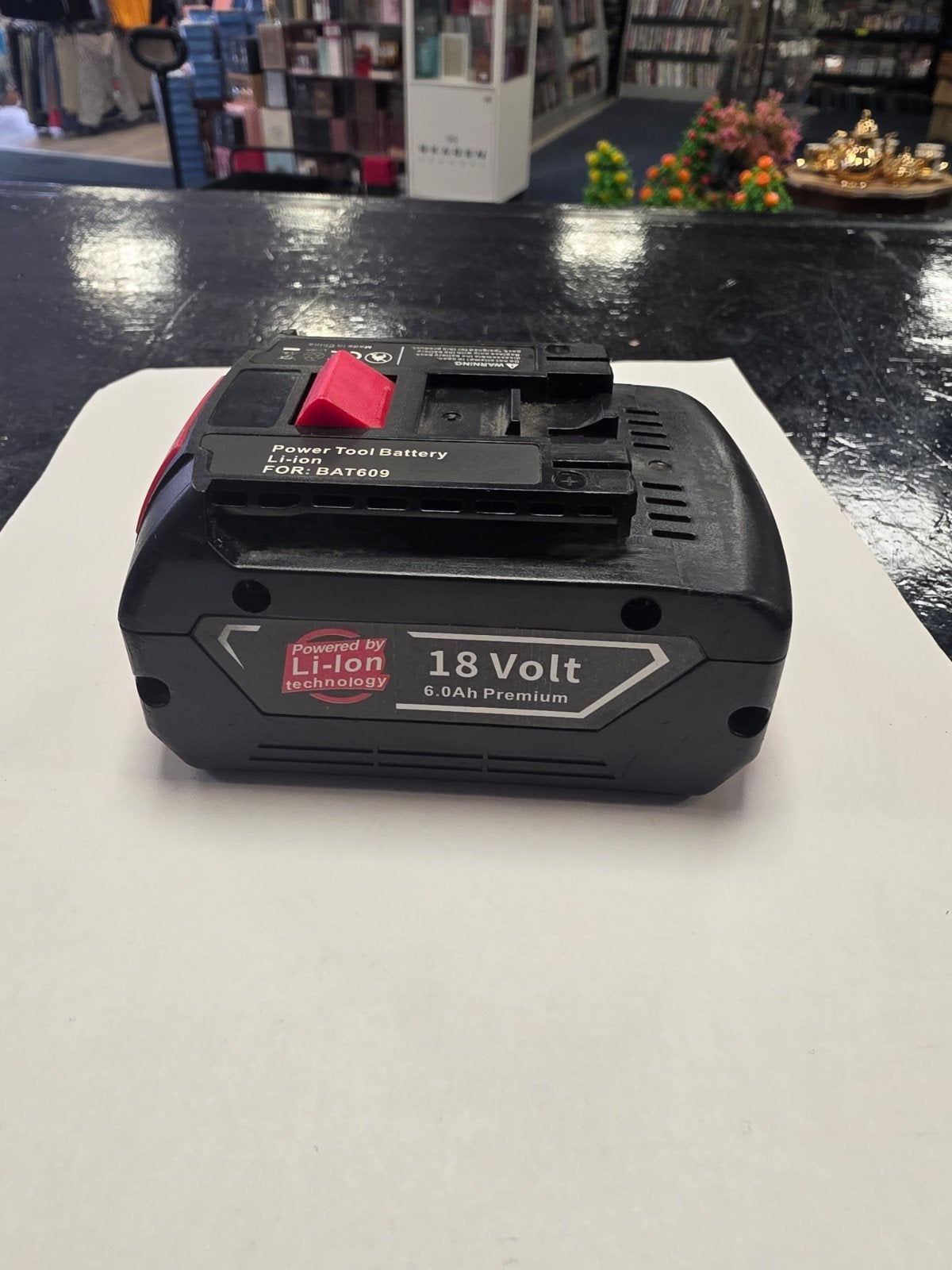 Nieuwe 18 Volt Li-ion Power Tool Accu 6.0Ah Premium, Onbekend, China, Nieuw, Ophalen of Verzenden, Generiek