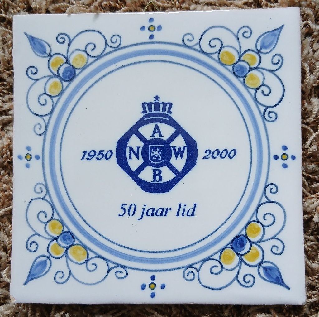 ANWB tegel 50 jaar lid, Verzamelen, Ophalen, Auto's