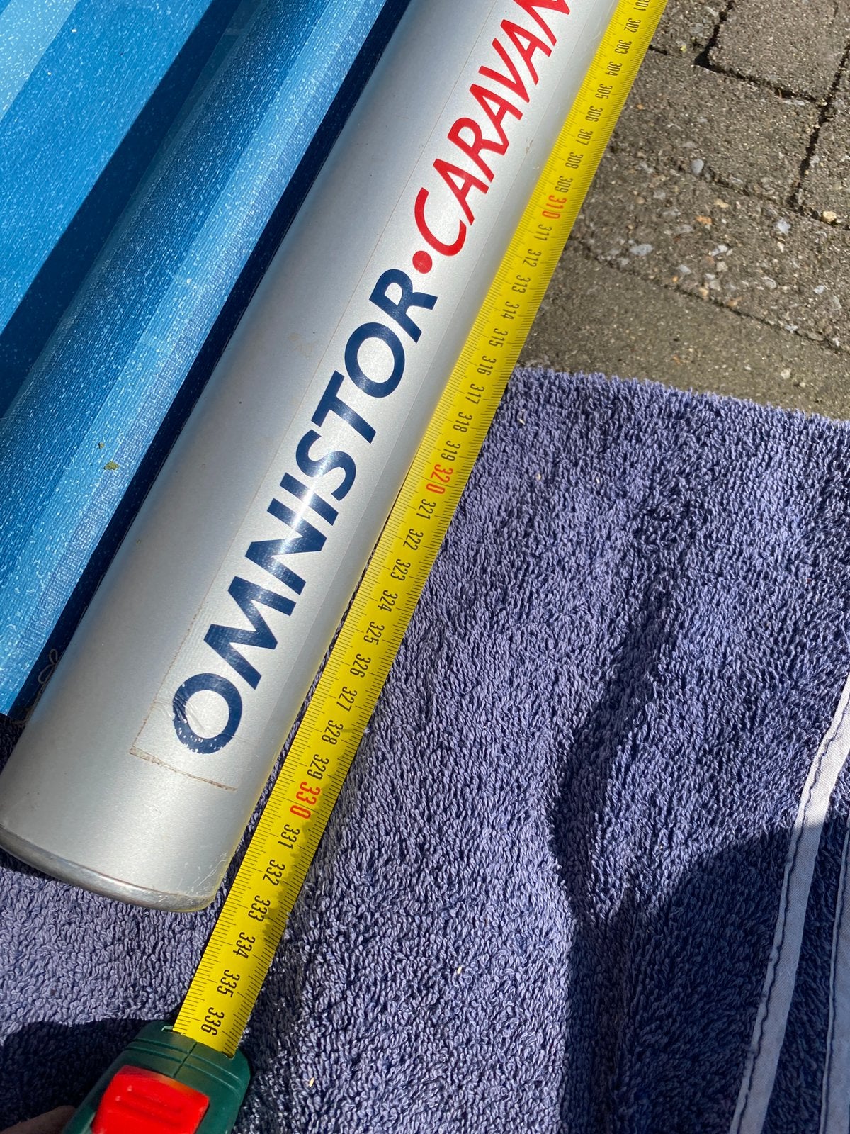 Zakluifel omnistor 350 blauw, Ophalen, Gebruikt