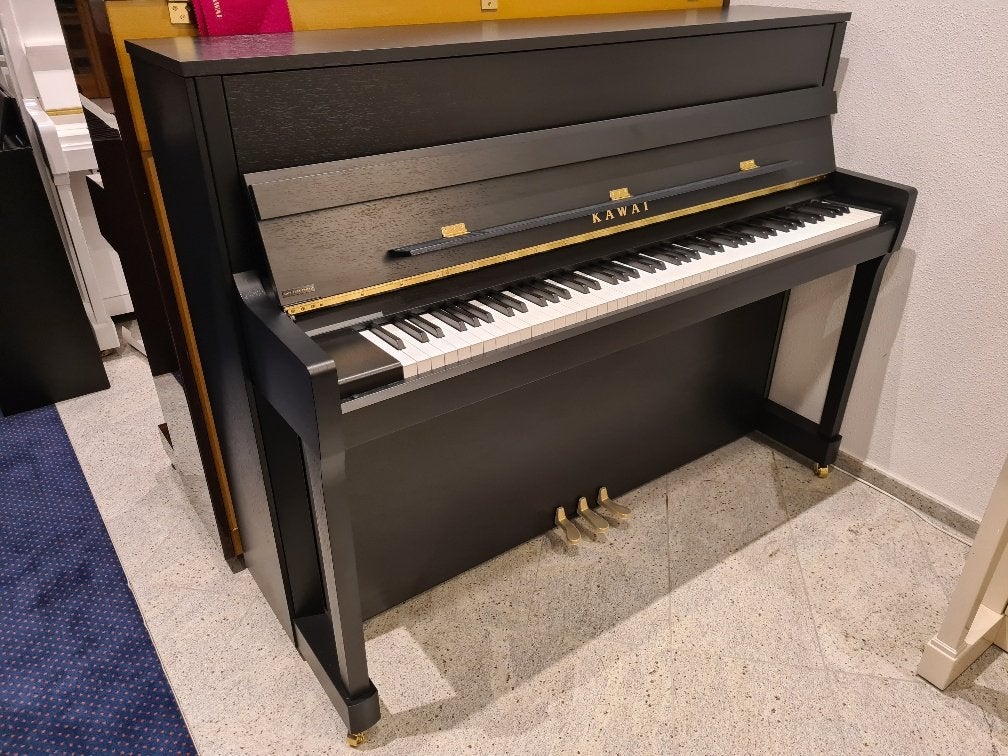 Kawai E-200 ATX-L SB Silent piano black satin 10 jr garantie, Muziek en Instrumenten, Piano's, Niet ingevuld, Zwart, Niet ingevuld