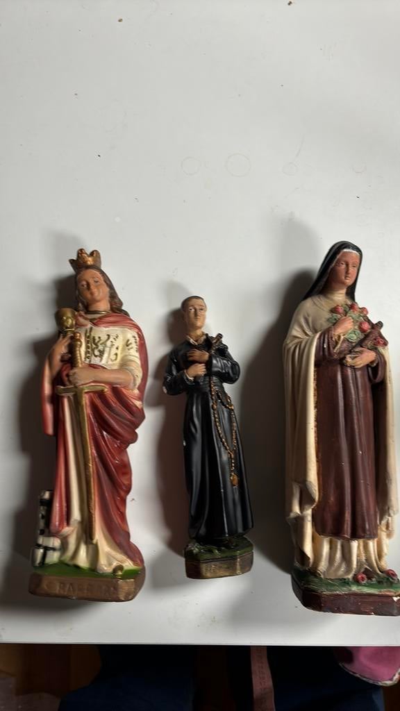 3 heilige beeldjes, Antiek en Kunst, Antiek | Religie, Ophalen of Verzenden