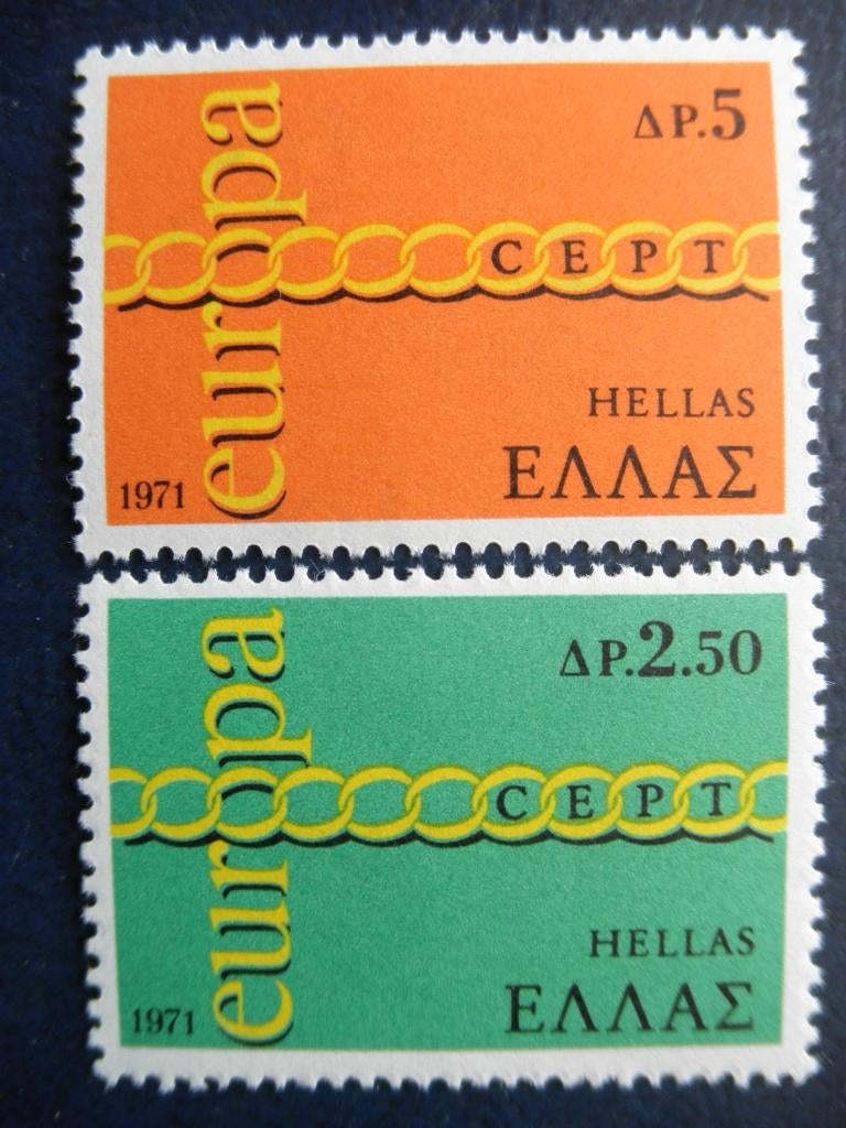 Postzegels Griekenland 1971 Europazegels  cw. 9,00 postfris., Ophalen of Verzenden, Griekenland, Postfris