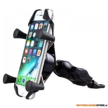 Motoholic UNIVERSELE SMARTPHONE HOUDER, Zwart, Ophalen of Verzenden, Nieuw met kaartje
