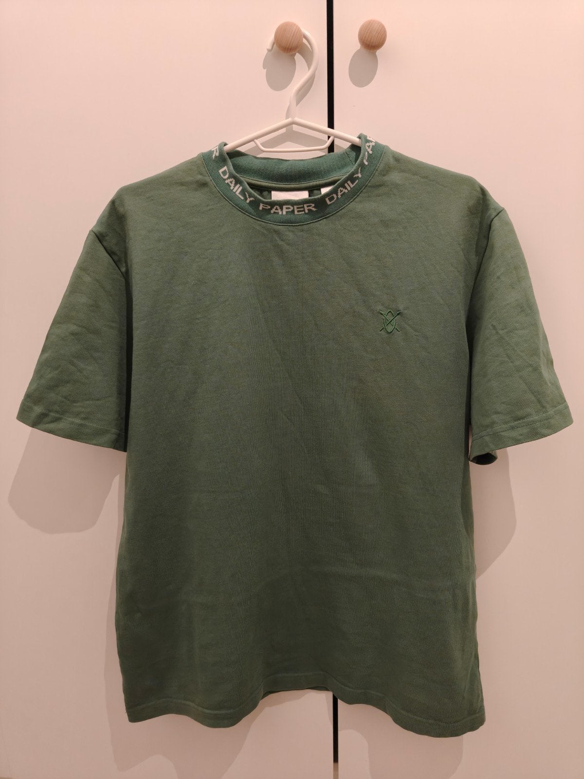 Daily Paper Maat M Groene Shirt t-shirt Origineel, Ophalen of Verzenden, Gedragen, Groen