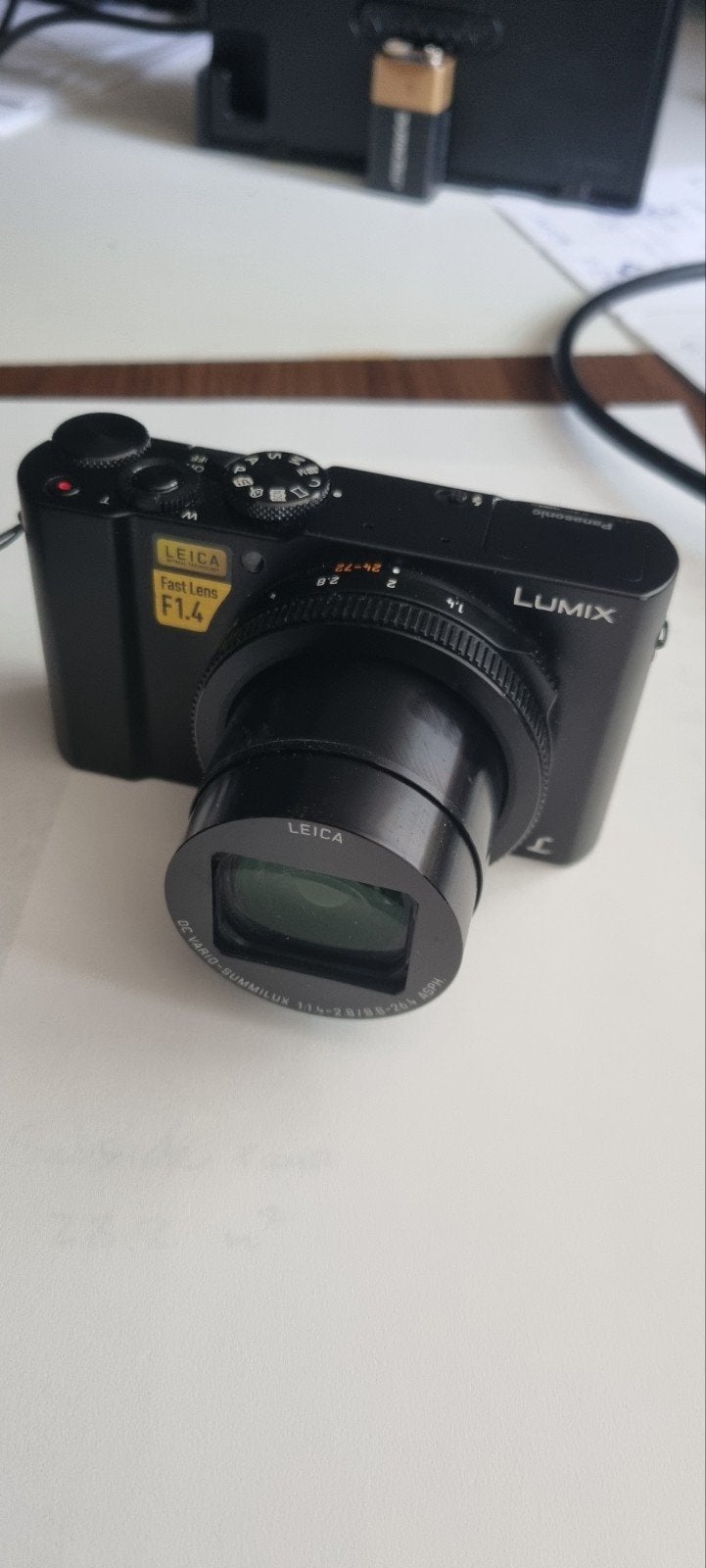 Panasonic Lumix DMC LX15 met Leica lens, extra accu en tas, Ophalen of Verzenden