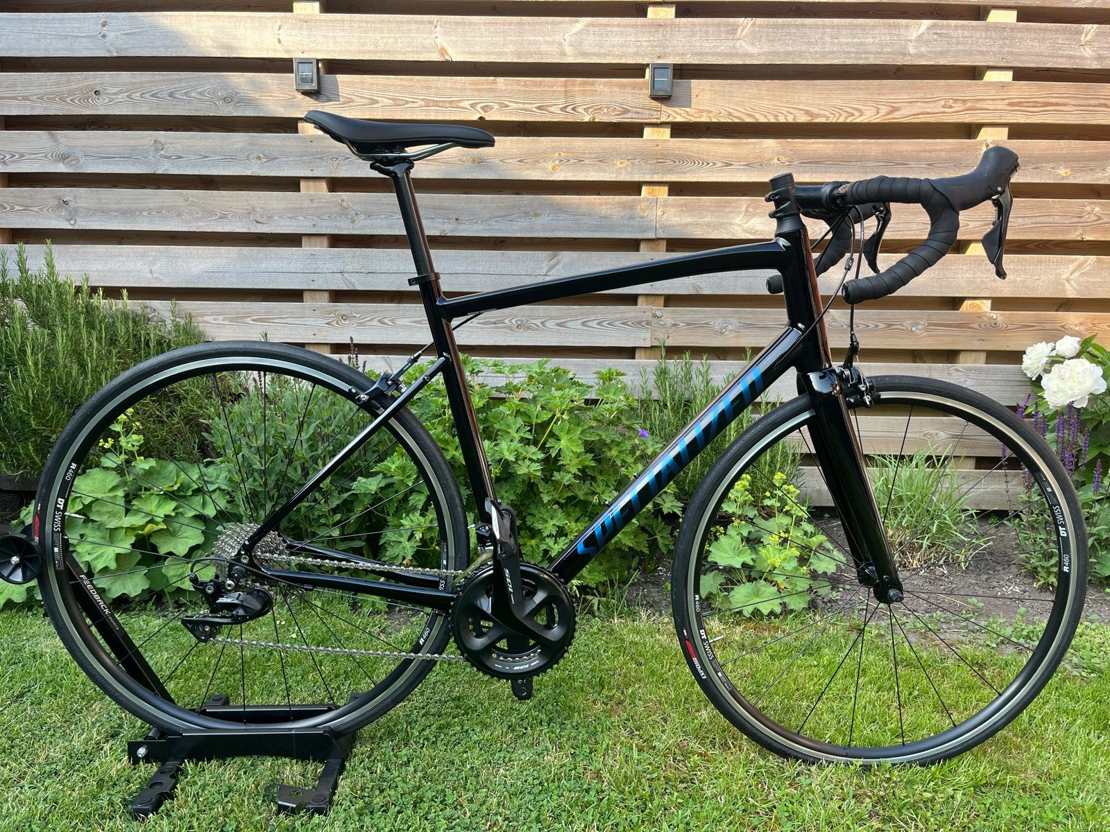 Specialized Allez Elite racefiets 58 cm zwart/blauw, Fietsen en Brommers, 28 inch, Gebruikt, Aluminium, 57 tot 61 cm