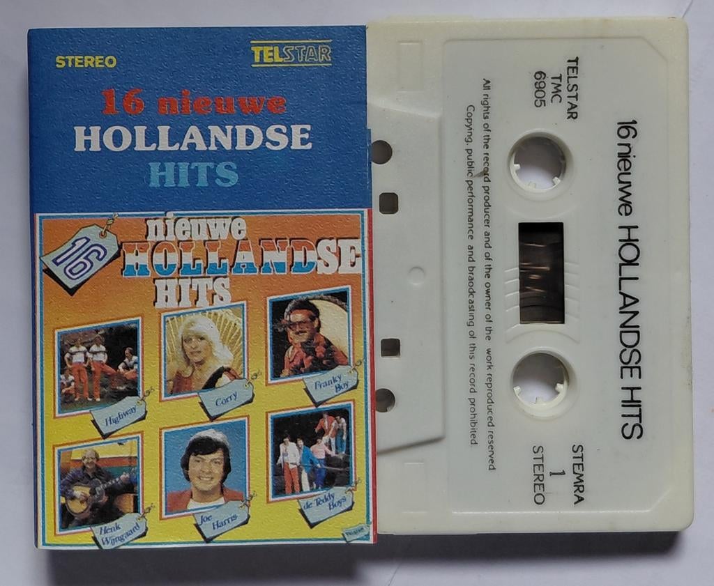 TMC  - 6905.   16 Nieuwe Hollandse Hits., Cd's en Dvd's, Ophalen of Verzenden, Zo goed als nieuw, Nederlandstalig, 1 bandje