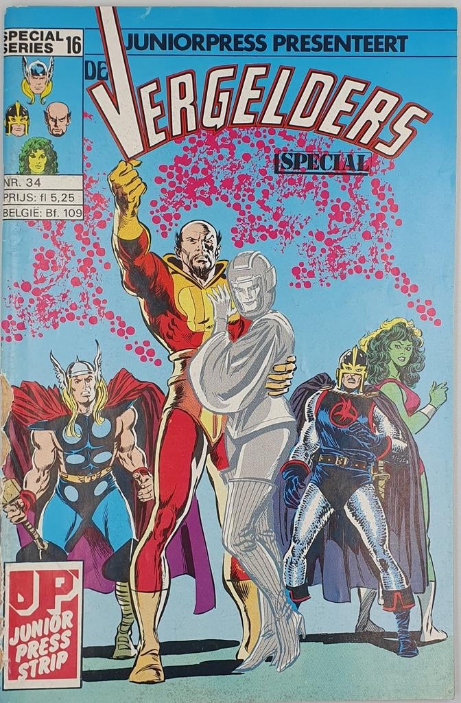 De Vergelders Special - Juniorpress Presenteert Nr. 16, Amerika, Stan Lee, Ophalen of Verzenden, Gelezen