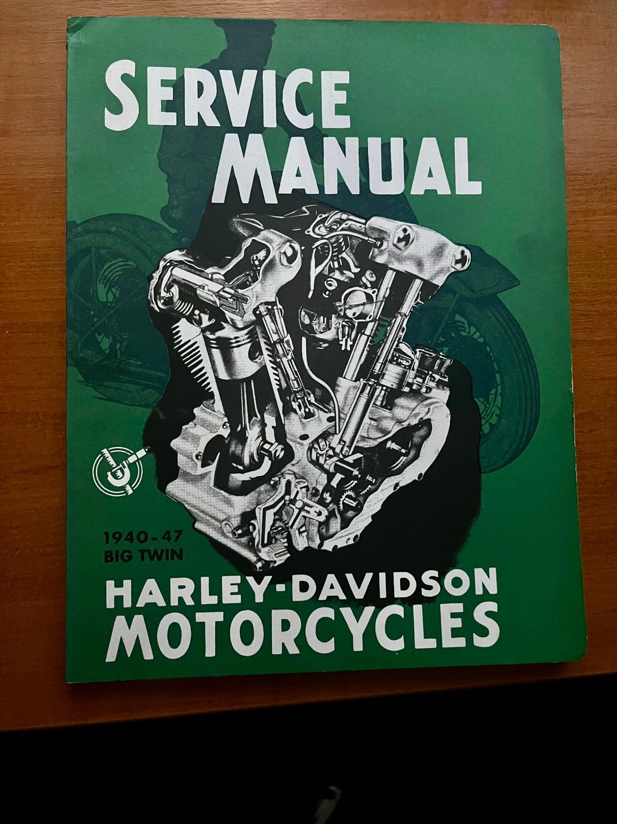 Harley Davidson service manual 1940-47 Big Twin, Ophalen of Verzenden, Harley-Davidson of Buell