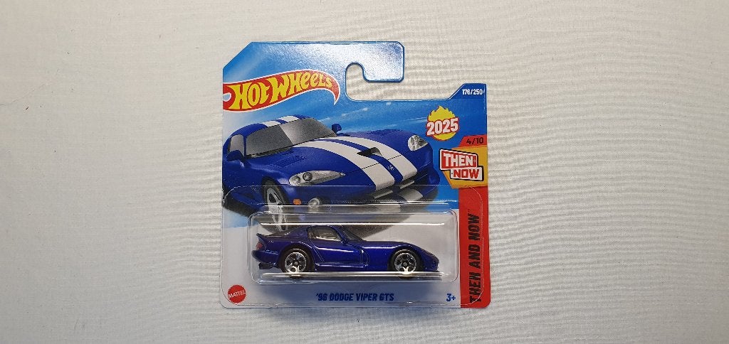 Hot Wheels '96 Dodge Viper GTS blauw, Ophalen of Verzenden, Nieuw, Auto