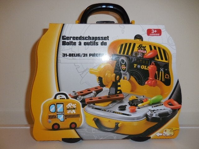 Nieuw Gereedschapskoffer Tools Koffertje 29-delig, Speel Set, Ophalen of Verzenden, Nieuw, Ontdekken