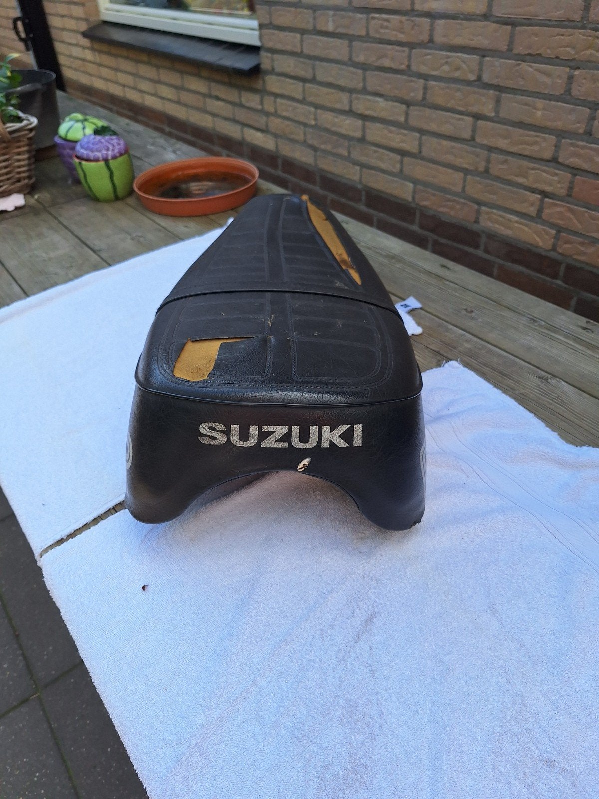 verkocht Suzuki ER50 Zadel - Origineel, Gebruikt, Ophalen of Verzenden, Gebruikt